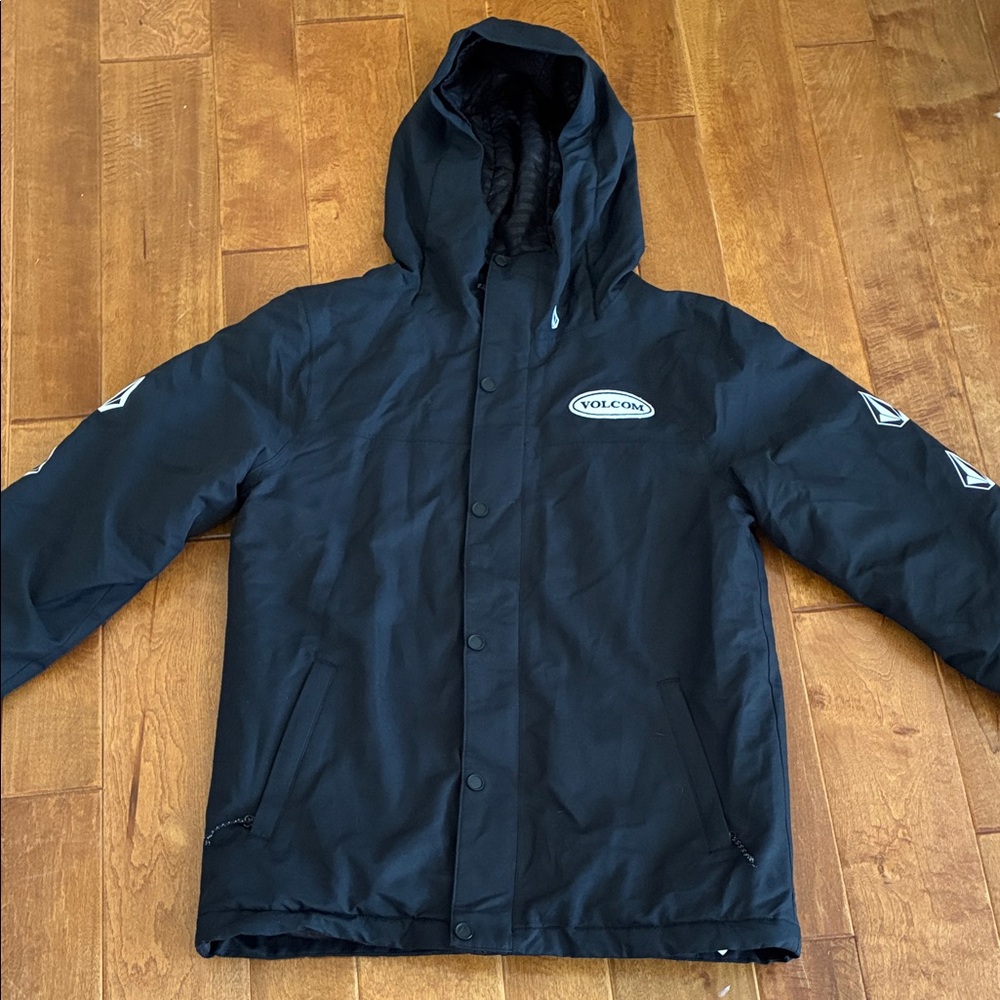 Volcom Midnight Black Hooded Jacket
